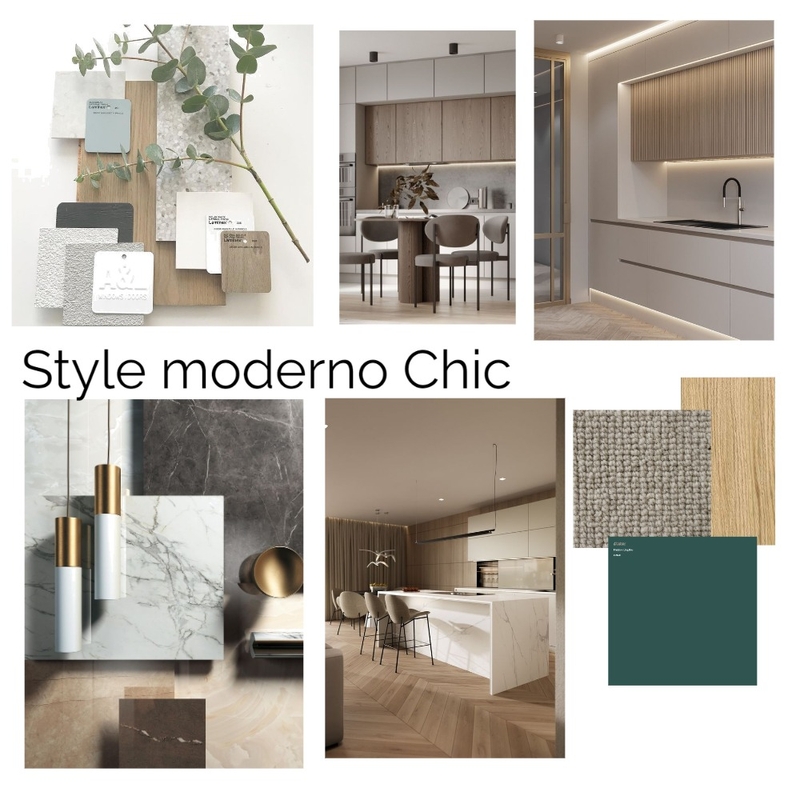 Moodboard Moderno Chic Mood Board by Mariagrazia Vitale on Style Sourcebook