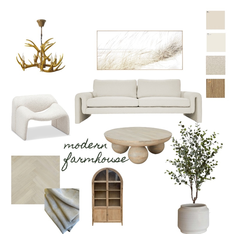 modern farmhouse Mood Board by marwak on Style Sourcebook