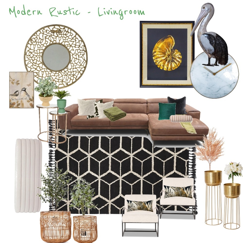 Livingroom - modern rustic - Andi - 19 Nov 2023 Mood Board by rulashea@gmailcom on Style Sourcebook