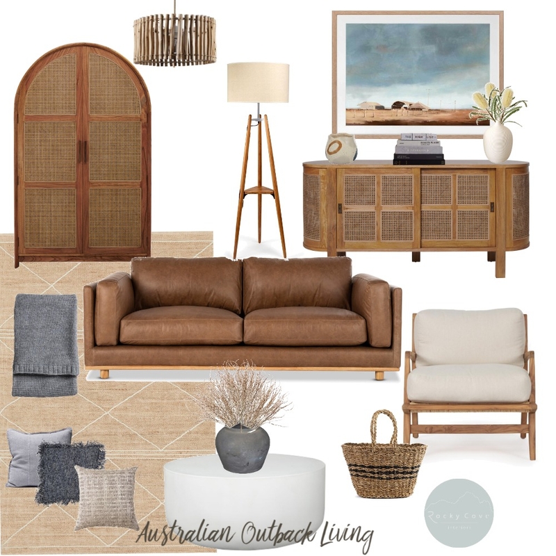 Australian Outback Living Mood Board by Rockycove Interiors on Style Sourcebook