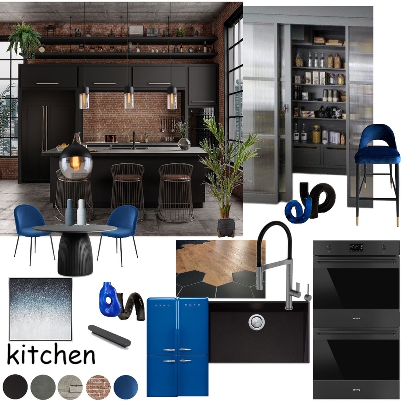 Industrial kitchen Mood Board by Mike Skr on Style Sourcebook