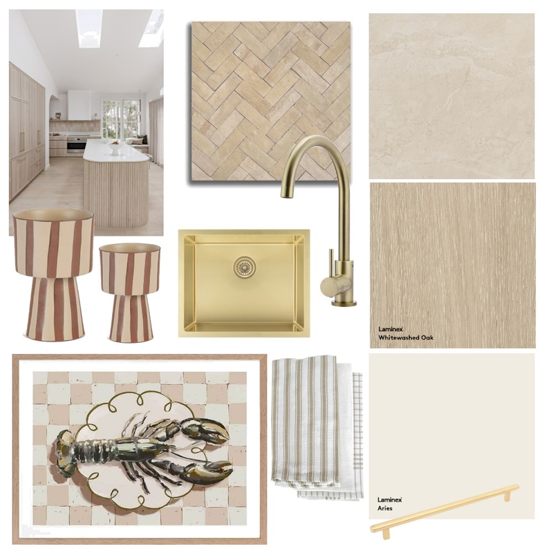 Tonal Coastal Kitchen Mood Board by Ecasey on Style Sourcebook