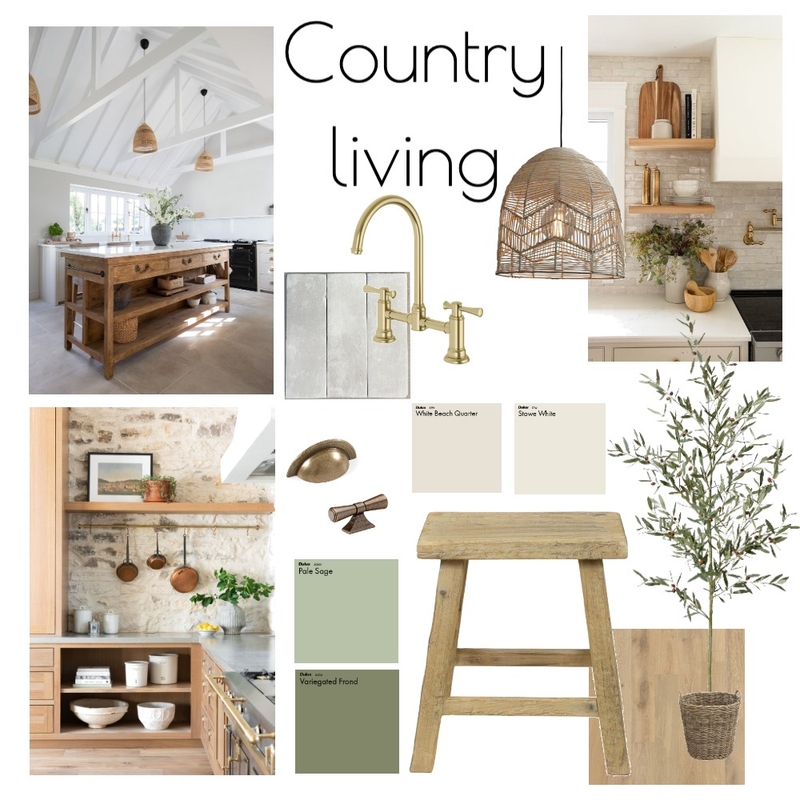 Country Living Mood Board by Mia Hutten on Style Sourcebook