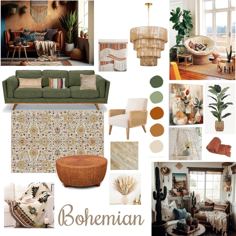 BOHO MOOD BOARD Mood Board by BahniwalM on Style Sourcebook