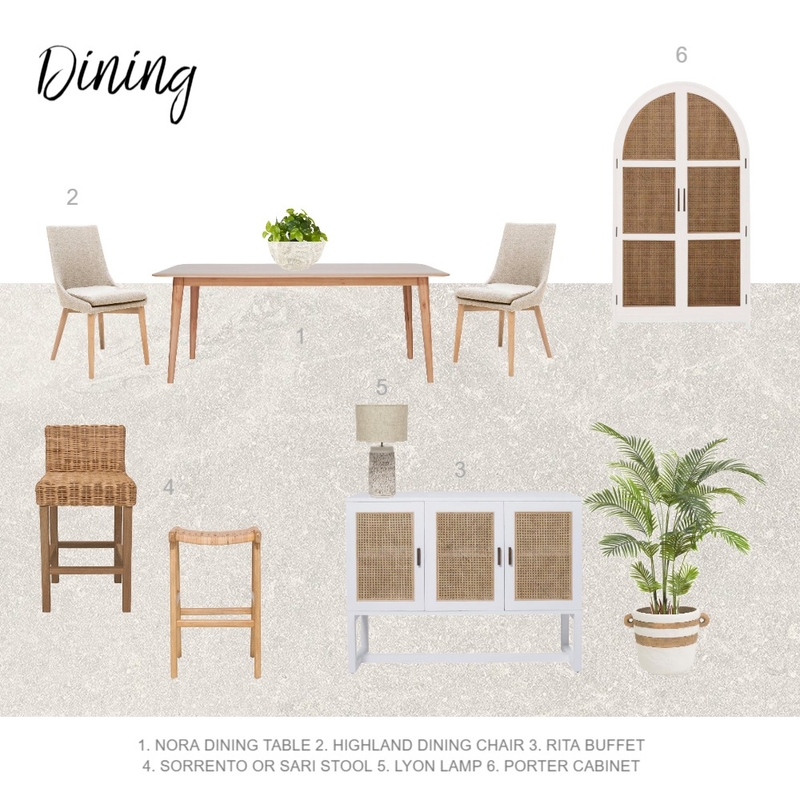 Dining 3 - Ann Alexander by Isa Mood Board by Oz Design on Style Sourcebook