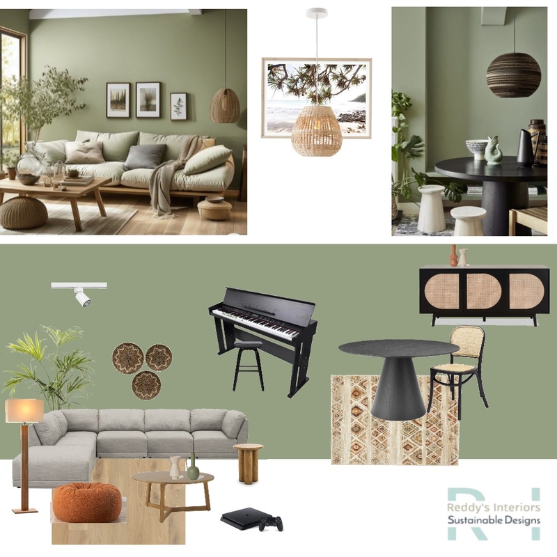 Green Living Room 1 Mood Board by vreddy on Style Sourcebook