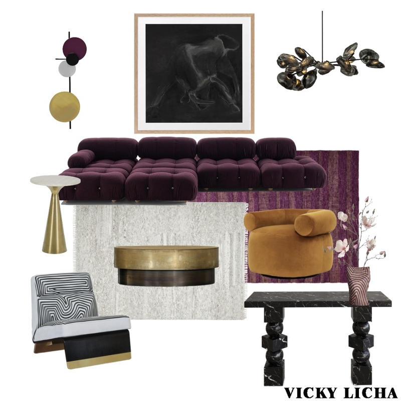 black Mood Board by VICKYLICHA on Style Sourcebook