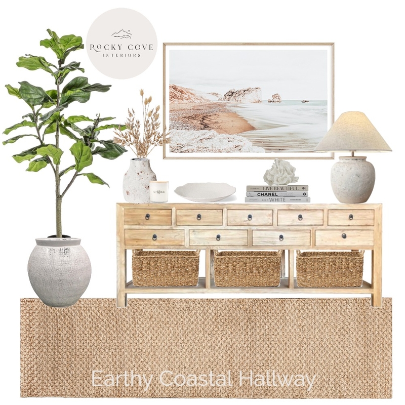 Earthy Coastal Hallway Mood Board by Rockycove Interiors on Style Sourcebook