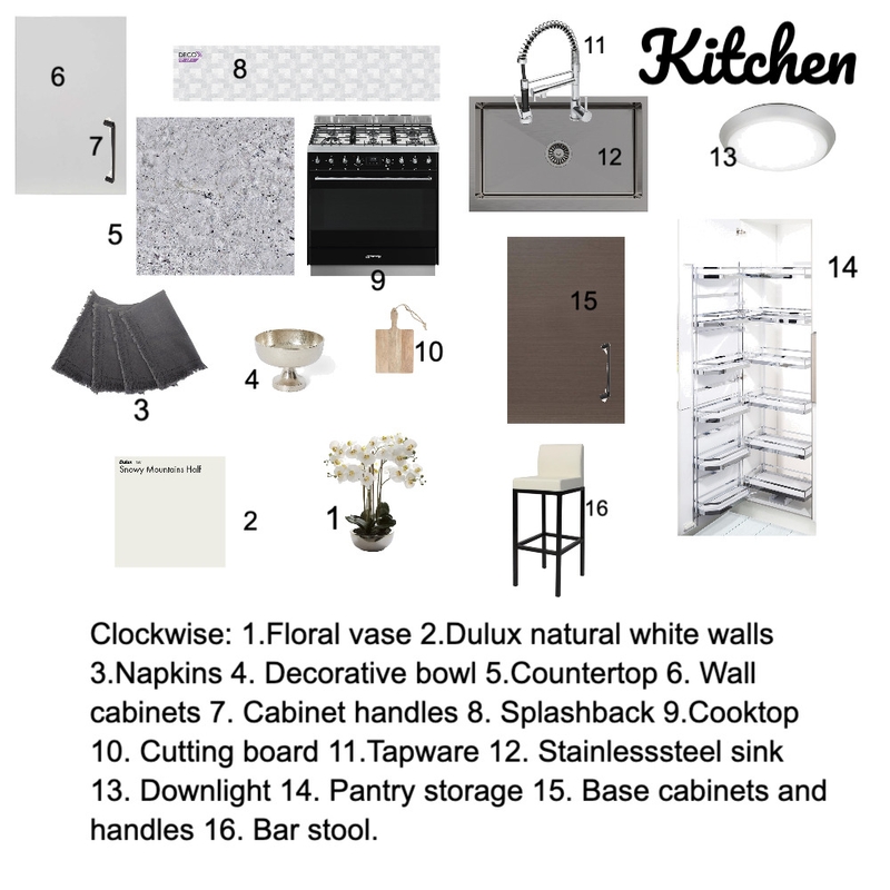 Kitchen Mood board Mood Board by sandhyat23 on Style Sourcebook