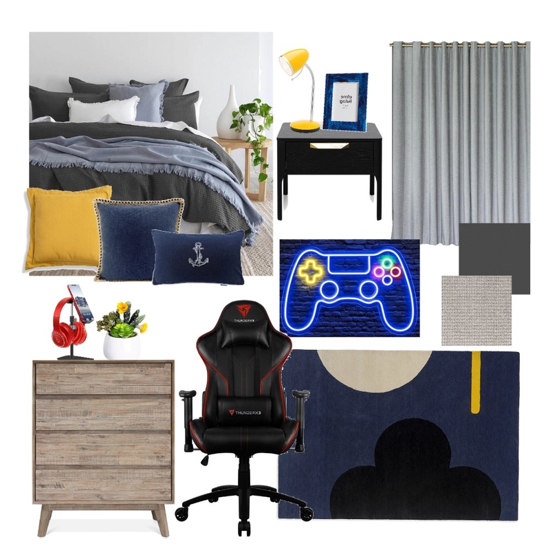 Modern Australian - Boys Room Mood Board by gelyelkina23 on Style Sourcebook