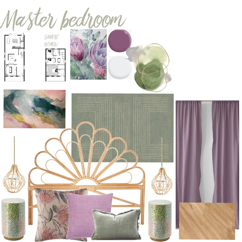 Master Bedroom Sample Board_6_ Mood Board by manu' on Style Sourcebook