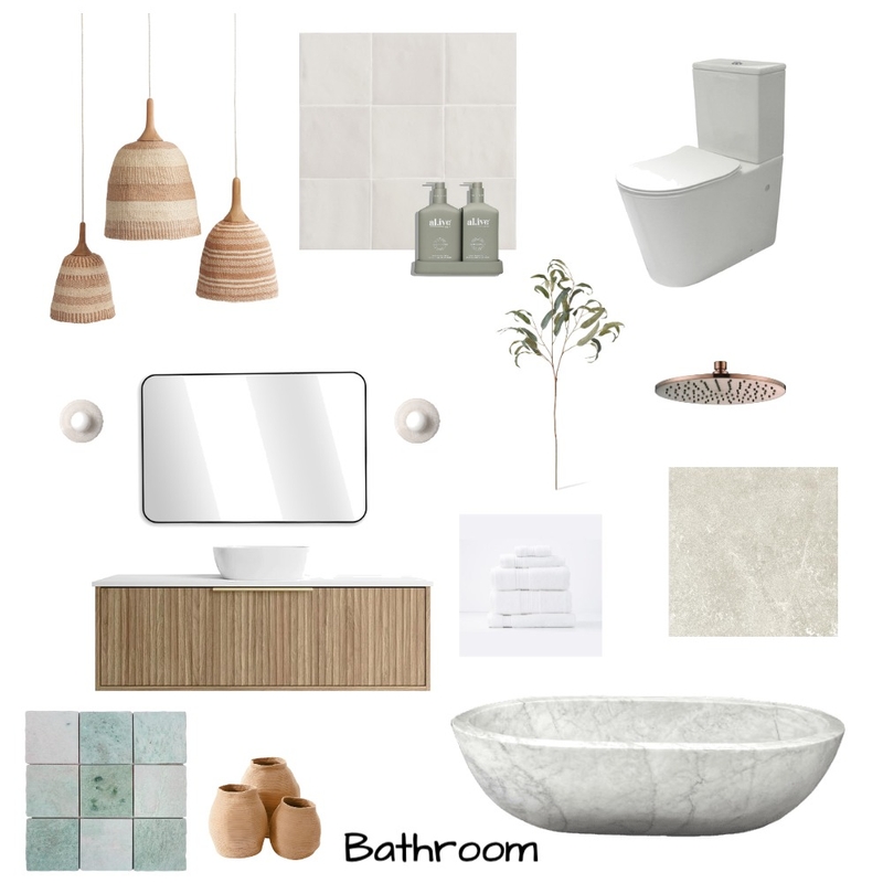 bathroom Mood Board by rubybates on Style Sourcebook