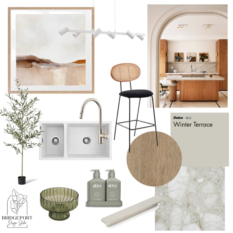 Mid Century Kitchen Mood Board by Bridgeport Design Studio on Style Sourcebook