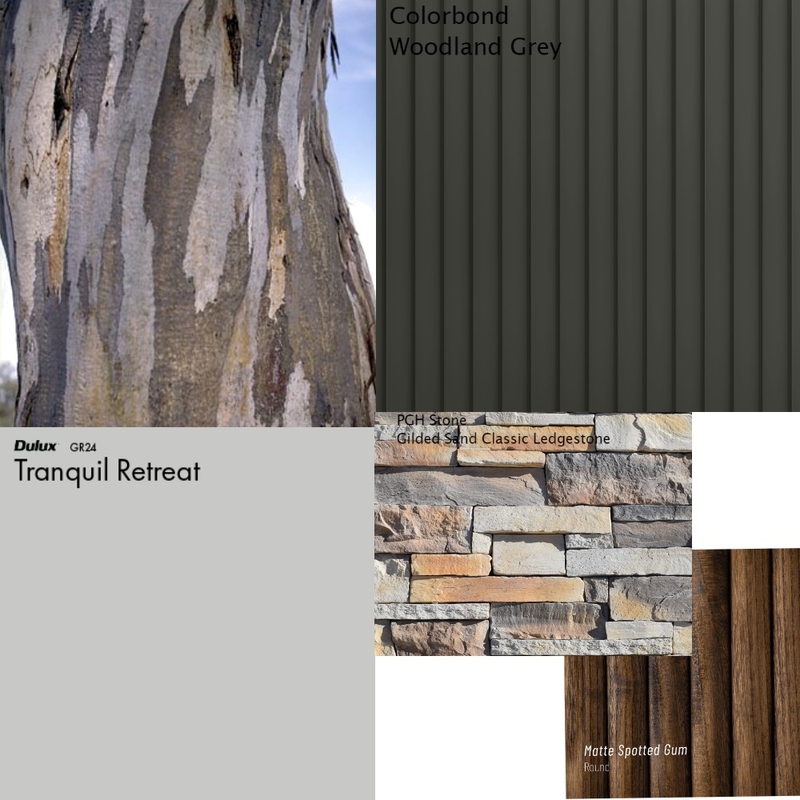 Gum Tree Inspired Exterior Scheme Mood Board by sterlo.cs@gmail.com on Style Sourcebook