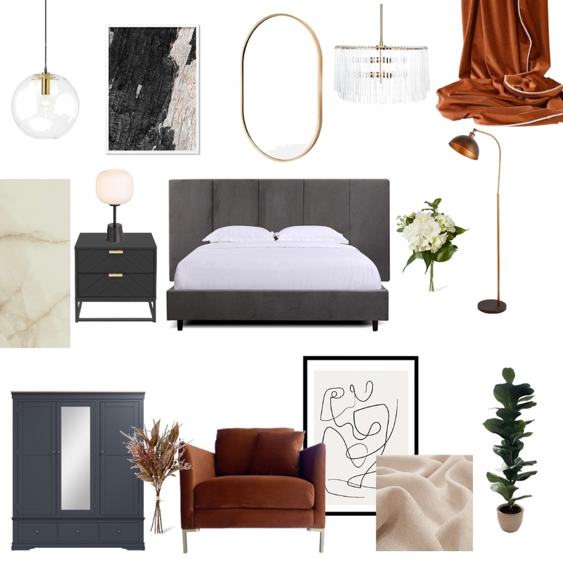 Plot 2 Bedroom Mood Board by Cookswood Abode on Style Sourcebook