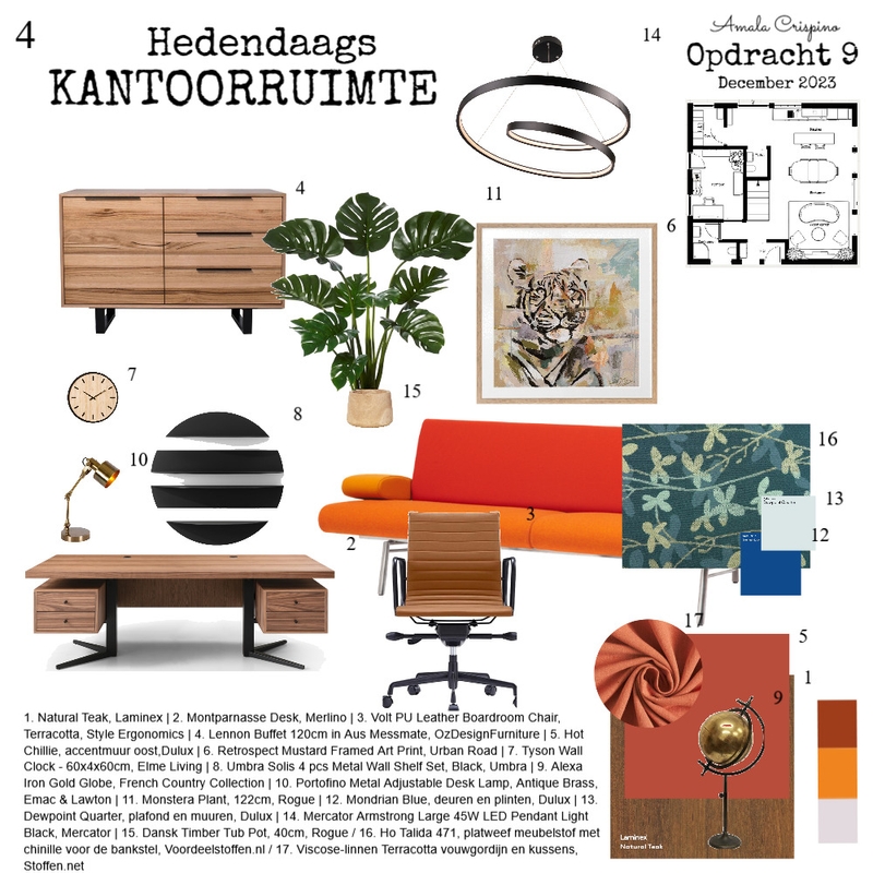 Opdracht 9 - 4. Kantoorruimte fin Mood Board by Amala108 on Style Sourcebook