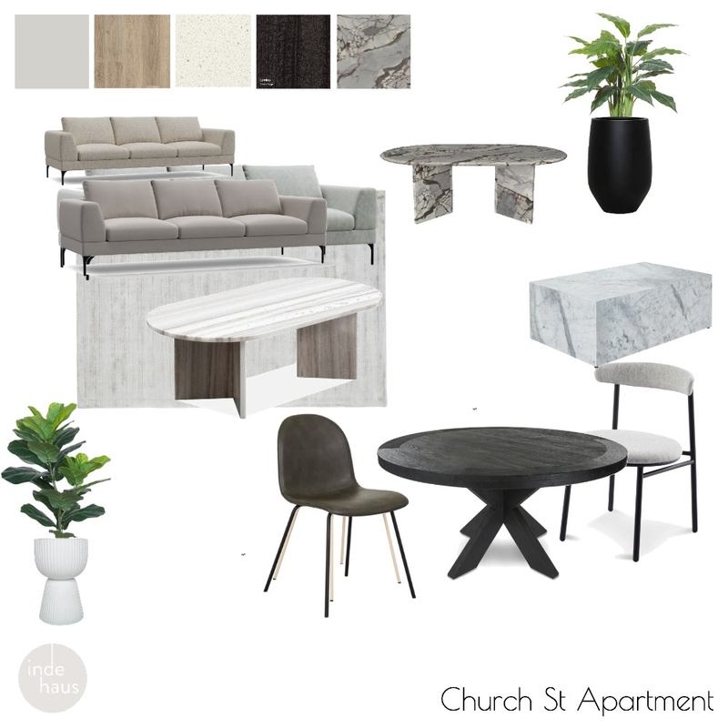 Church St Apartment Mood Board by indi haus on Style Sourcebook