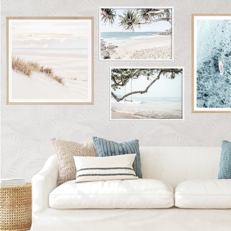 Coastal Art Mood Board by Bella Living on Style Sourcebook