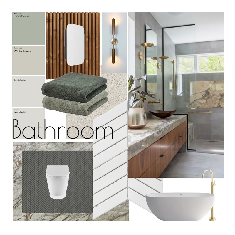 Bathroom Mood Board by Linpin on Style Sourcebook