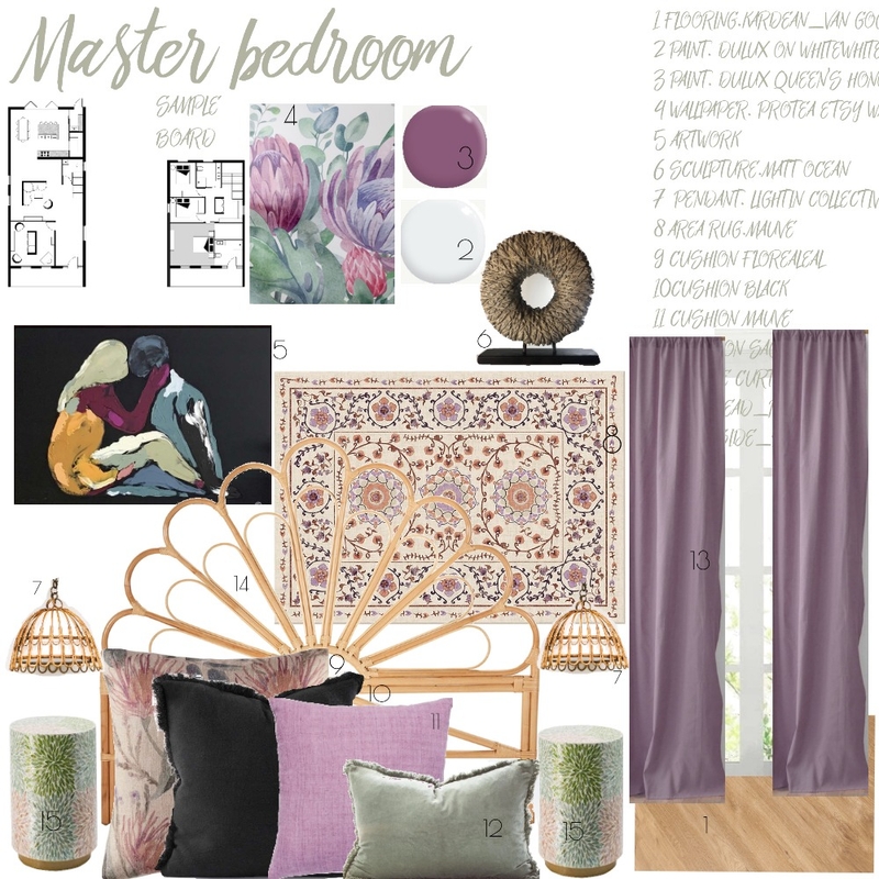 Master Bedroom Sample Board_13_061223_Pronat per inoltro Mood Board by manu' on Style Sourcebook