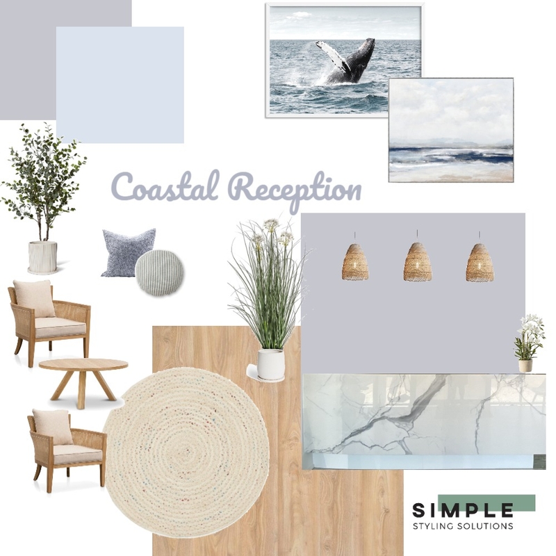 Ray White Coastal Reception updated Mood Board by Simplestyling on Style Sourcebook