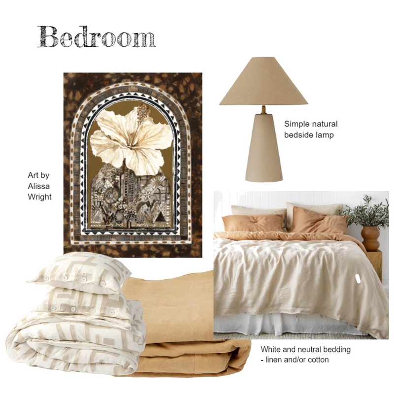 Bedroom Mood Board by Lisa Crema Interiors and Styling on Style Sourcebook