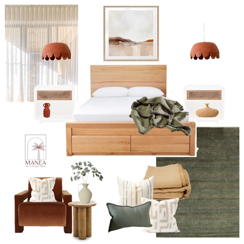 Australian Master Bedroom Mood Board by Manea Interiors on Style Sourcebook