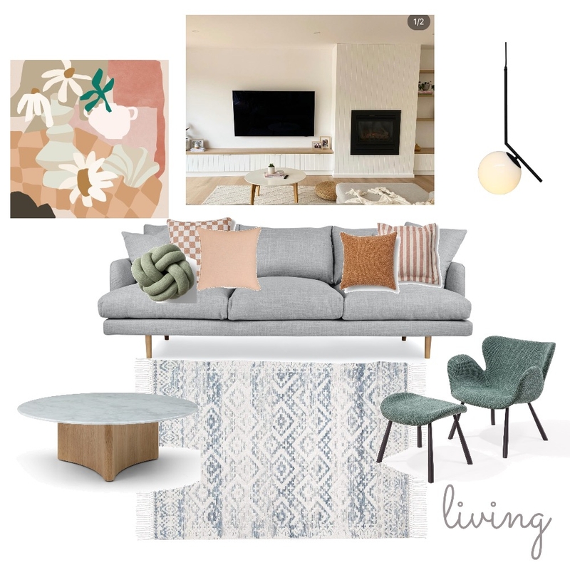 Living room Mood Board by Red House Reno on Style Sourcebook