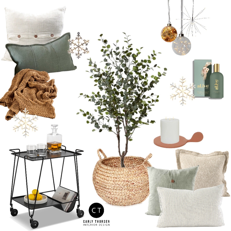 Aussie Christmas Decor Mood Board by Carly Thorsen Interior Design on Style Sourcebook