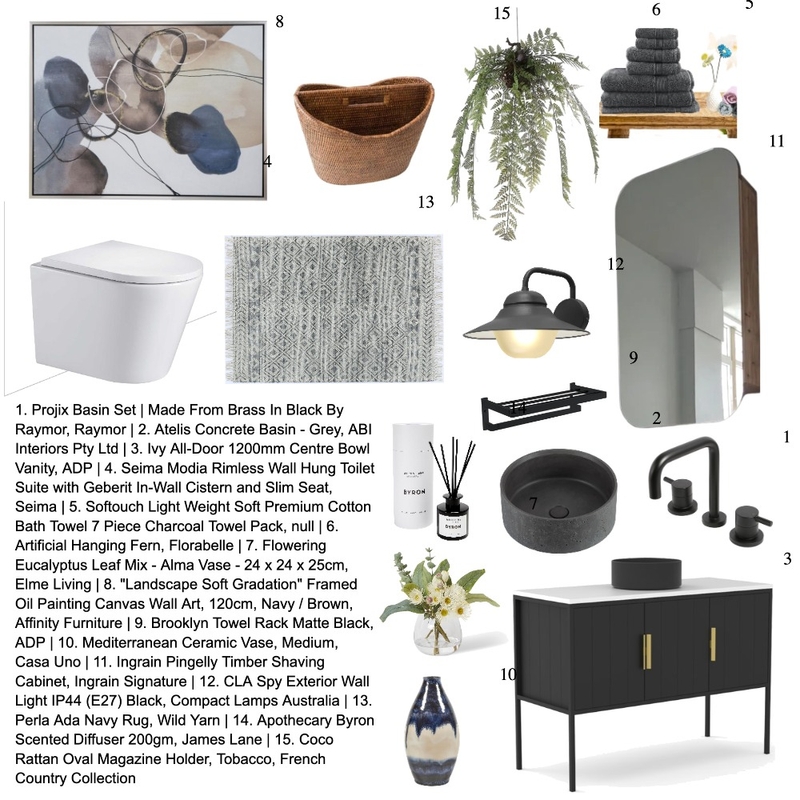 Powder room Mood Board by vinj on Style Sourcebook