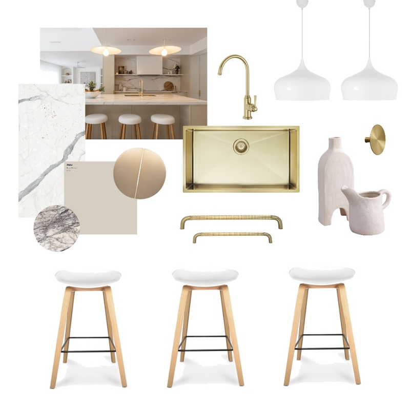 Golden Shine Mood Board by Hardware Concepts on Style Sourcebook