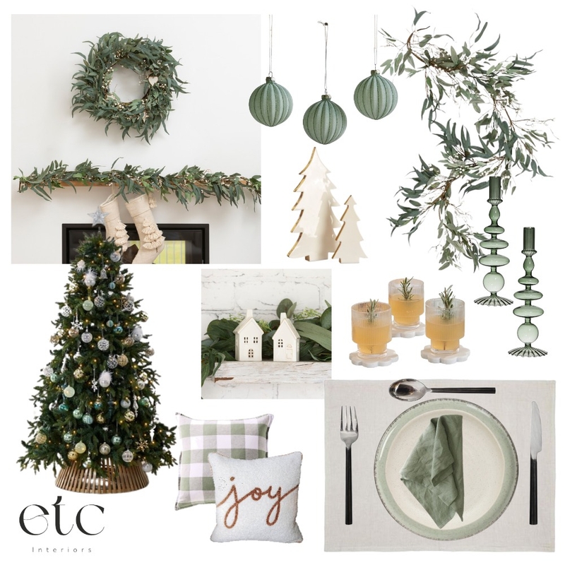 Christmas Styling Mood Board by Etc Interiors on Style Sourcebook