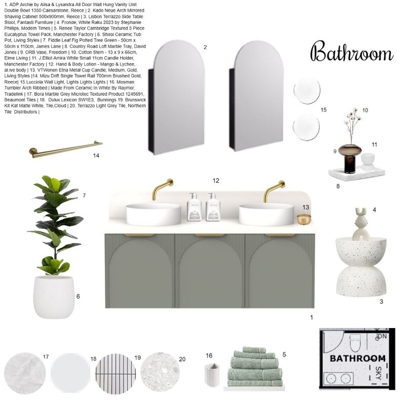 bathroom final v2 Mood Board by Efi Papasavva on Style Sourcebook