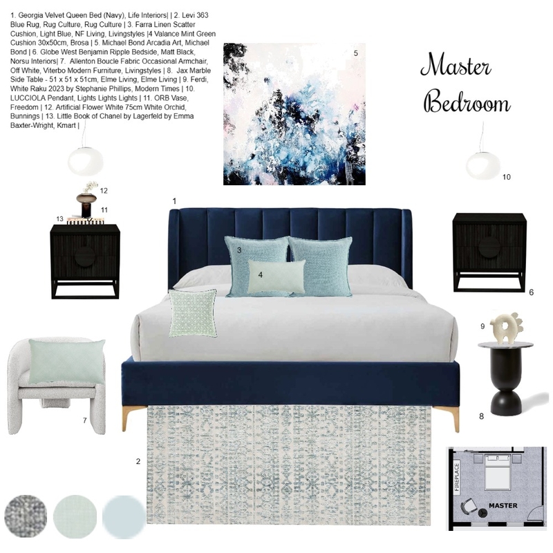 Bedroom final v2 Mood Board by Efi Papasavva on Style Sourcebook