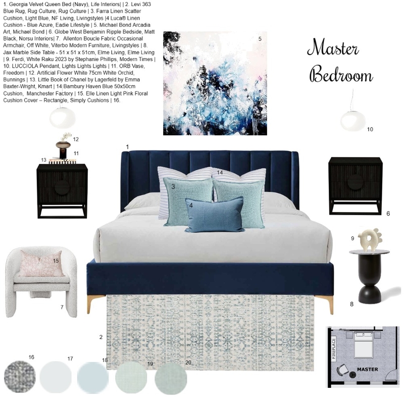 Bedroom final v2 draft 4 Mood Board by Efi Papasavva on Style Sourcebook