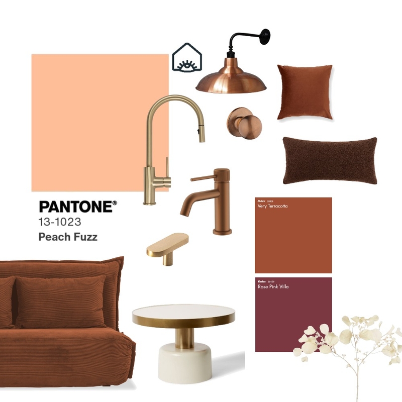 Peach Fuzz design inspo1 Mood Board by ADesignAlice on Style Sourcebook