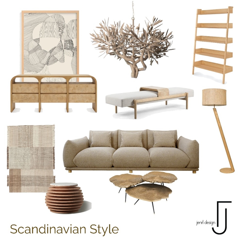 Scandanavian Mood Board by JenRL Design on Style Sourcebook