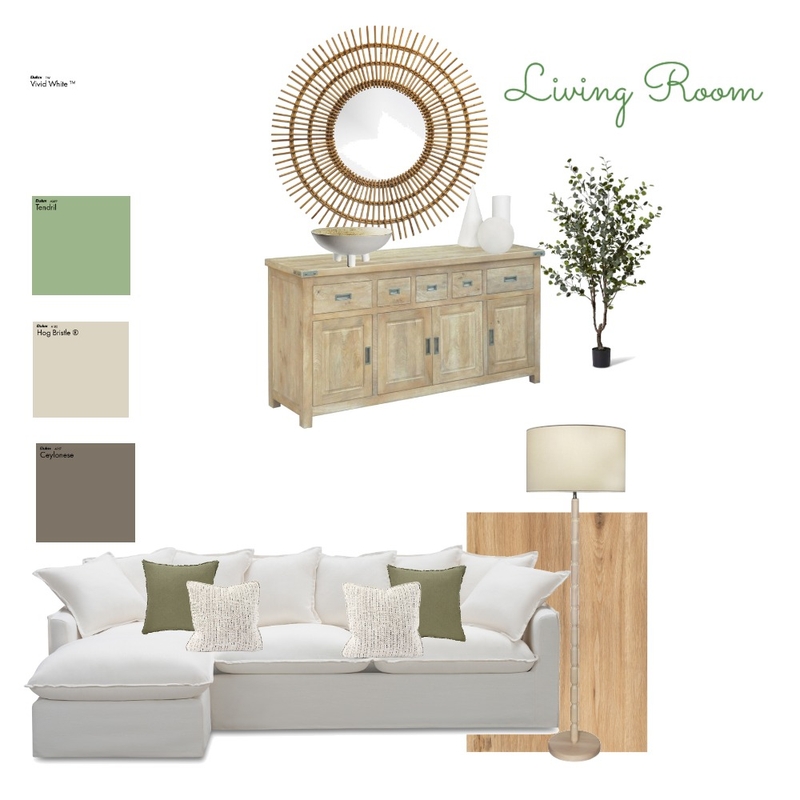 living room green Mood Board by atyra.store@gmail.com on Style Sourcebook