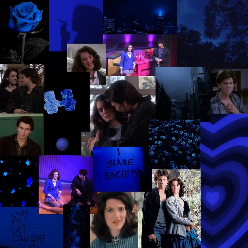 Jason Dean and Veronica Sawyer! 🖤💙🖤💙 Mood Board by Janitra 🎭 on Style Sourcebook