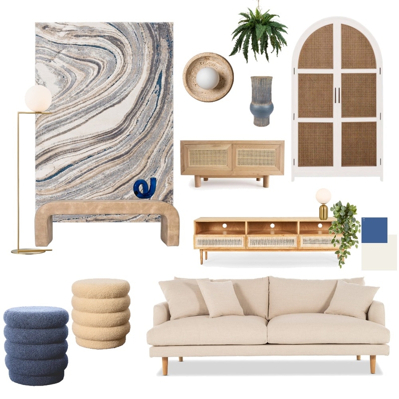 Beige with a hint of Blue Mood Board by Maria kandalaft on Style Sourcebook