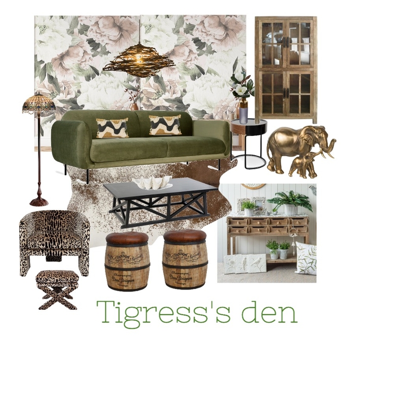 Tigress's Den Mood Board by Designer Ruby on Style Sourcebook