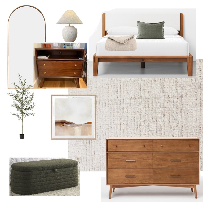 mid century modern bedroom Mood Board by Morgan.jones23 on Style Sourcebook