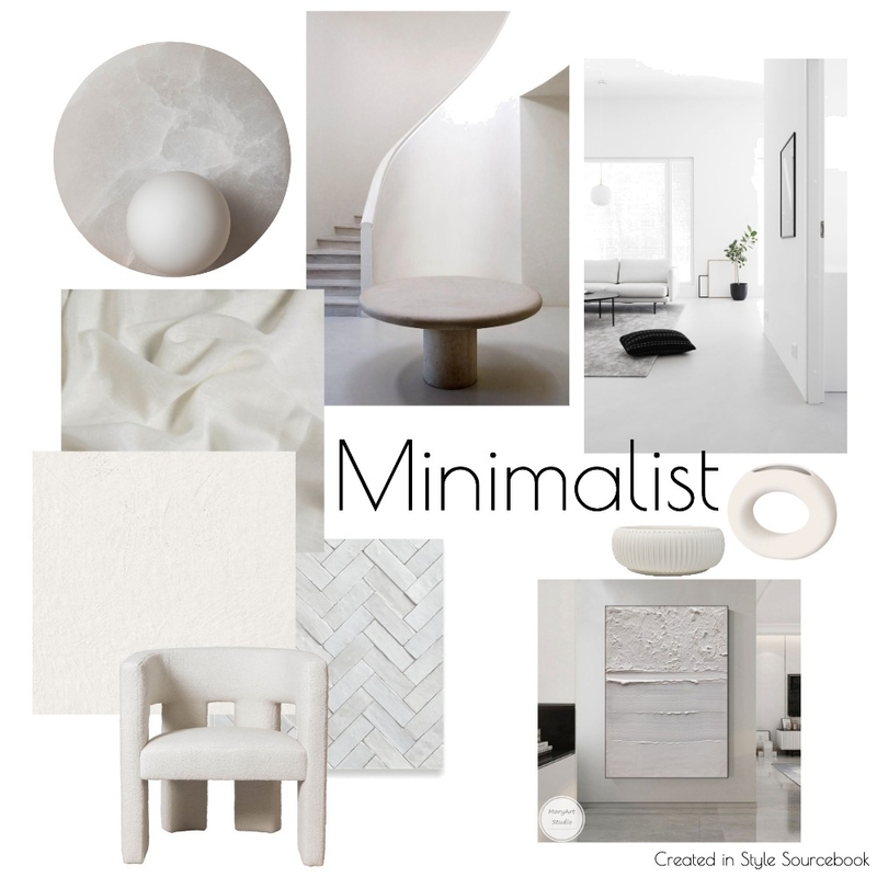 Minimalist Mood Board Mood Board by Point West Designs on Style Sourcebook