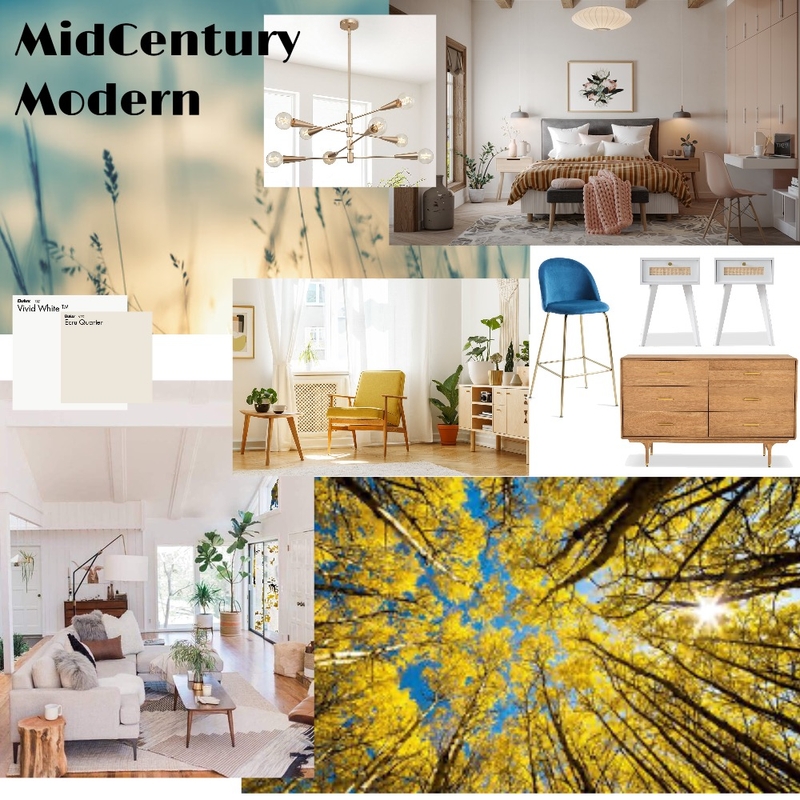 MidCentury Modern Mood Mood Board by jadedinh on Style Sourcebook