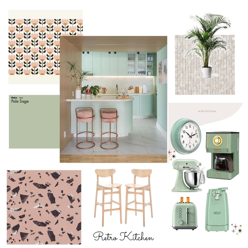 Retro Kitchen Mood Board by Tarnya on Style Sourcebook