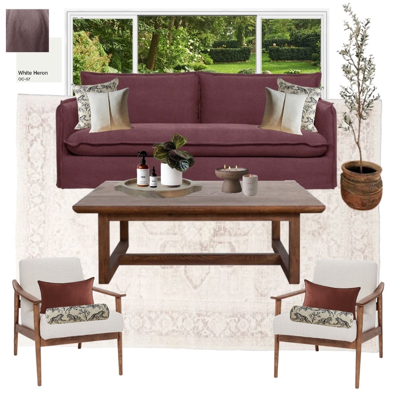 MAUVE LIVING ROOM Mood Board by korielee on Style Sourcebook