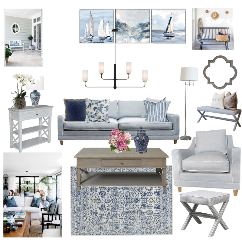 Module 10 Coastal Hamptons Mood board Mood Board by Sonu on Style Sourcebook