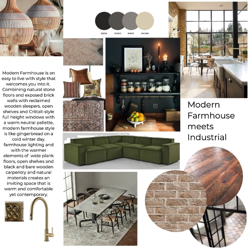 Modern Farmhouse meets Industrial Mood Board by Fishcat on Style Sourcebook