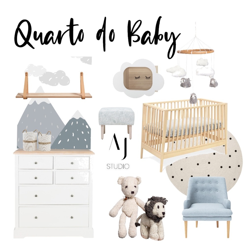 Quarto do Baby Mood Board by arqjulianabarros on Style Sourcebook