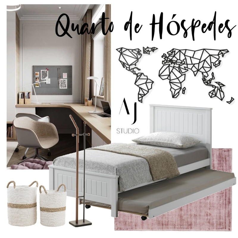 Quarto de Hóspedes Mood Board by arqjulianabarros on Style Sourcebook